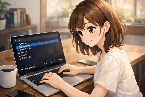 ターミナルの画面